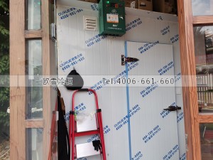 東莞厚街鎮(zhèn)10立方的水果保鮮冷庫安裝案例